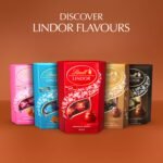Lindt Lindor Blood Orange Milk Chocolate Truffles Box - Approx 16 balls, 200g - Chocolate Truffles with a Smooth Melting Filling - Gift Present - Easter, Birthday, Congratulations